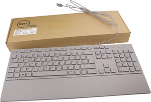 Dell Deutsche Tastatur Kb216 Grau Mit Usb Anschluss Qwertz Mit Handauflage Neu Ebay