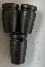 Lot Of 3: M3E12 Apex 3/8'' Magnetic Standard Socket Metal Screw 3/8'' Square