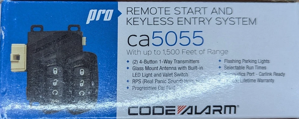 Code Alarm CA5055 Remote Start with Keyless Entry 1500 Feet Range - Image 3 of 4