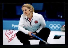 Kristin Skaslien zdjęcie oryginalne podpisane curling + A 239171