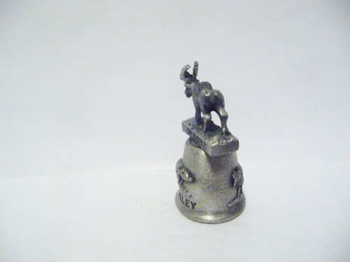 FINGERHUT VINTAGE ZINN WAPW "MT MCKINLEY ALASKA" MIT ELCHAUFSATZ & GRIZZLIES - Bild 2 von 5