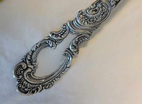 c.1895 Rogers & Hamilton Silverplate ALDINE Pattern Punch Ladle 10.5" - Picture 2 of 9