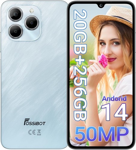 FOSSiBOT Handy F08 4G Smartphone ohne Vertrag 20GB+256GB 50MP+16MP Kameras 2025 - Bild 17 von 23