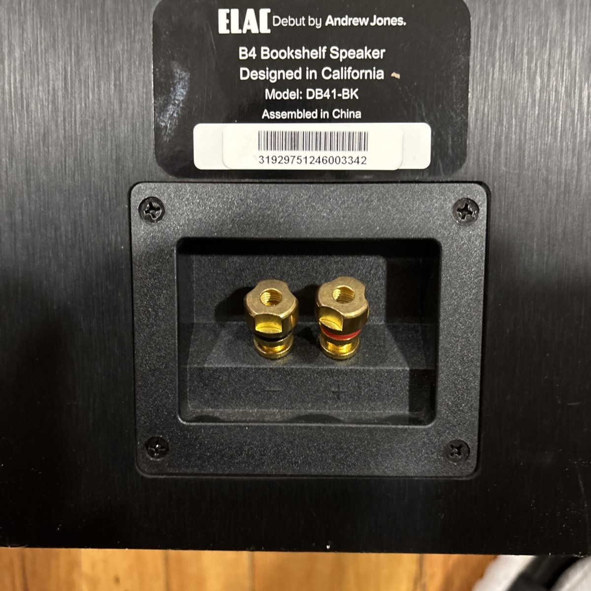 Elac Debut B4 Bookshelf Speakers Black Model DB41-BK Pair | eBay