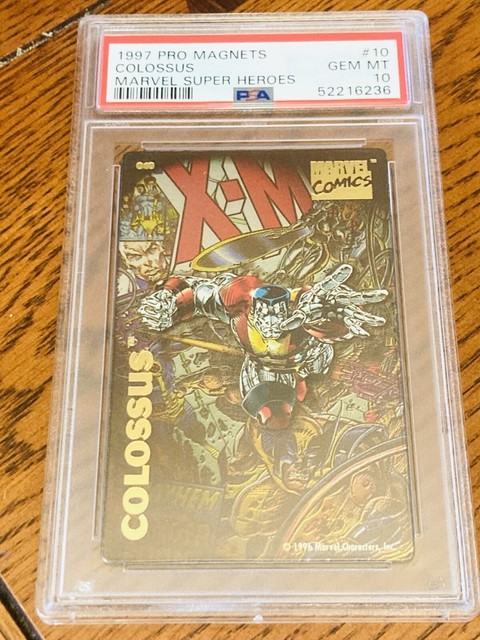*READ* POP 1 Colossus 1997 Pro Magnets Marvel Super Heroes PSA 10 GEM MINT # 10
