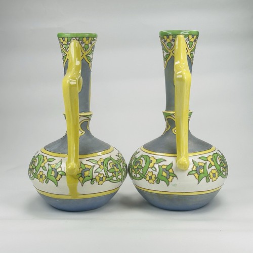 Arti e Mestieri Vasi Ceramica Islamica Orientale h25 cm Circa 1900 - Foto 4 di 19