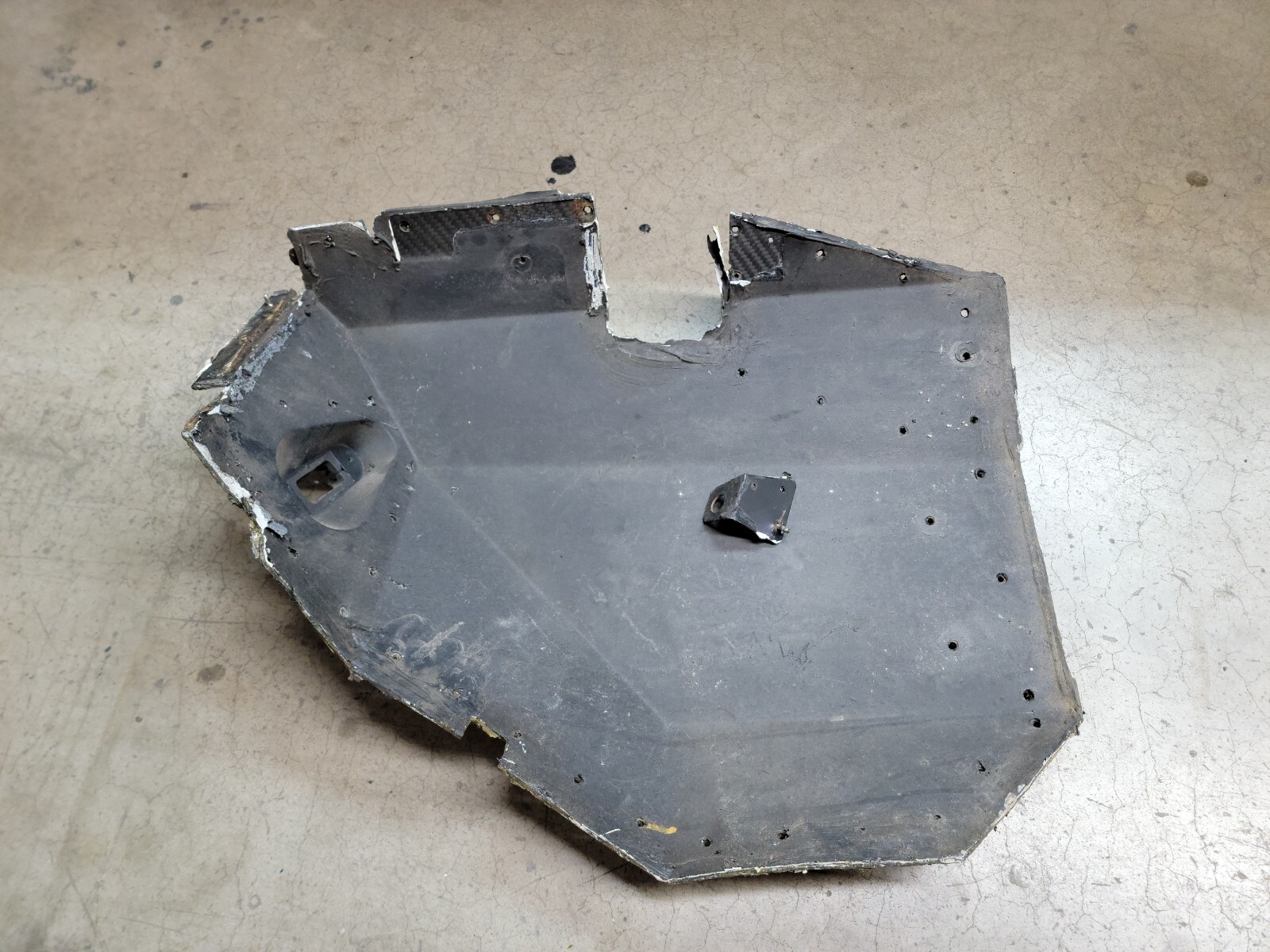 LAMBORGHINI MURCIELAGO FRONT RIGHT WHEEL HOUSING PANEL FIREWALL OEM 418809154