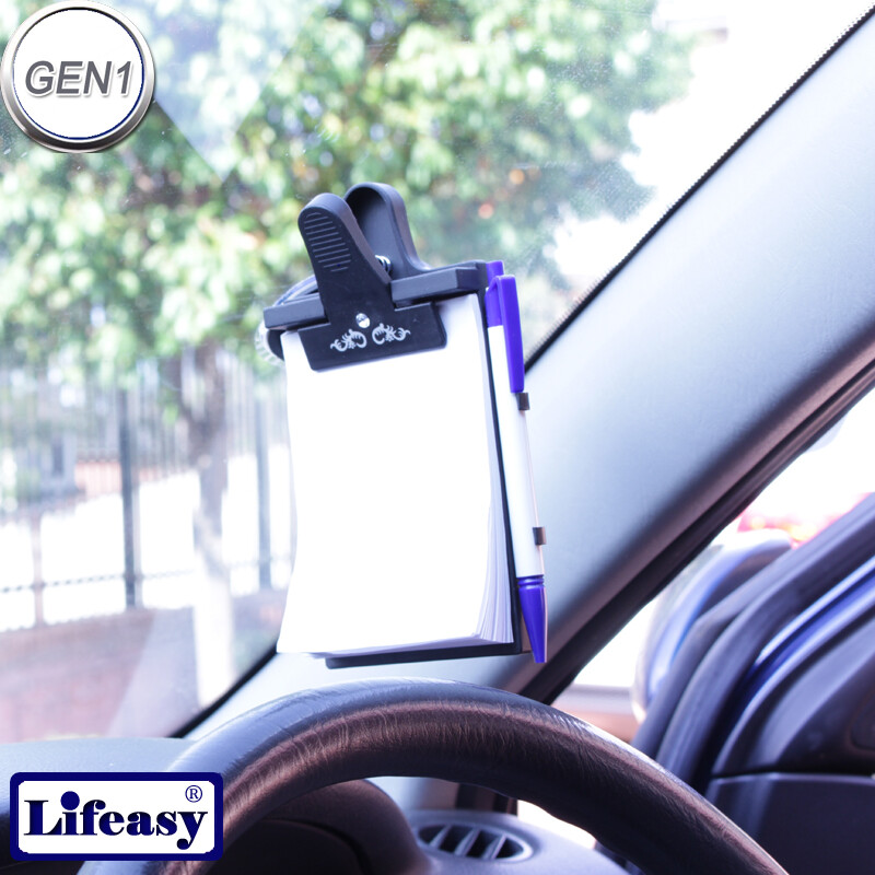 Car Windshield Suction Cup Memo Pad Notepad Clipboard Car