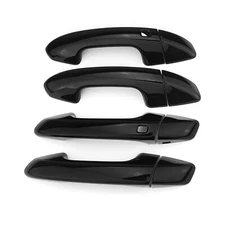 4PCS Exterior Door Handle Cover Trims Gloss Black For Kia Stinger Accessories