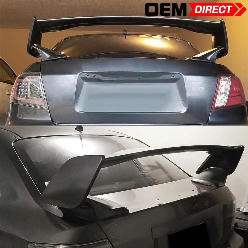 Fits 08-14 Subaru 08-11 Impreza WRX STI 4Dr ST Style Trunk Spoiler Unpainted ABS - Image 2 of 4