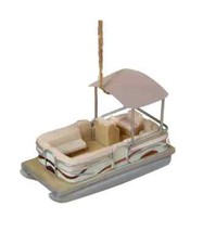 Pontoon Boat Ornament A0581  w