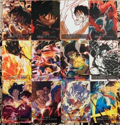 One Piece TCG Luffy x12 CUSTOM DON!! per set (Matt Surface) [SG SELLER]