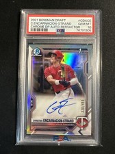 2021 Bowman Chrome Christian Encarnacion-Strand Refractor Auto /499 PSA 10