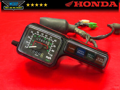 1993 HONDA ホンダ XR600R PE04 純正スピードメーター 1993 HONDA XR650L GAUGE CLUSTER SPEEDOMETER 93-08 7665MI GENUINE
