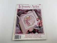 Leisure Arts Magazine April 1997 Cross Stitch Angel Floral Easter