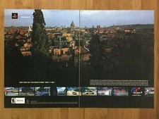 2001 Gran Turismo 3: A-Spec PS2 Print Ad/Poster Official Racing Game Promo Art