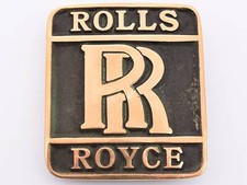 Rolls Royce Solid Brass UB Ultimate Buckle Co. Vintage Belt Buckle