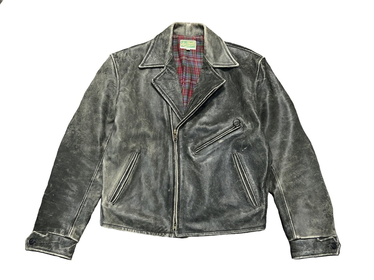 LVC 1930's -MENLO LEATHER JACKET- BLACK