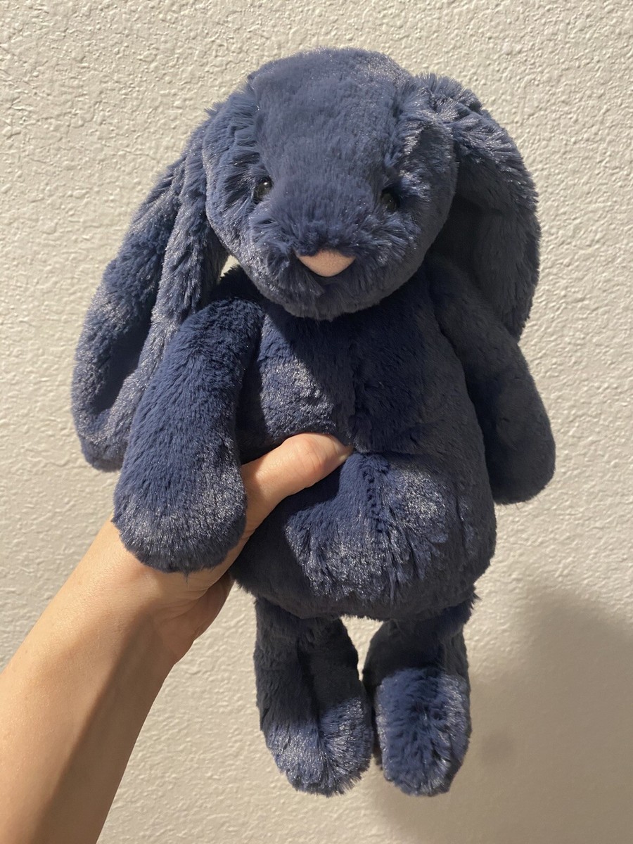 Jellycat BASHFUL NAVY BUNNY MEDIUM 12