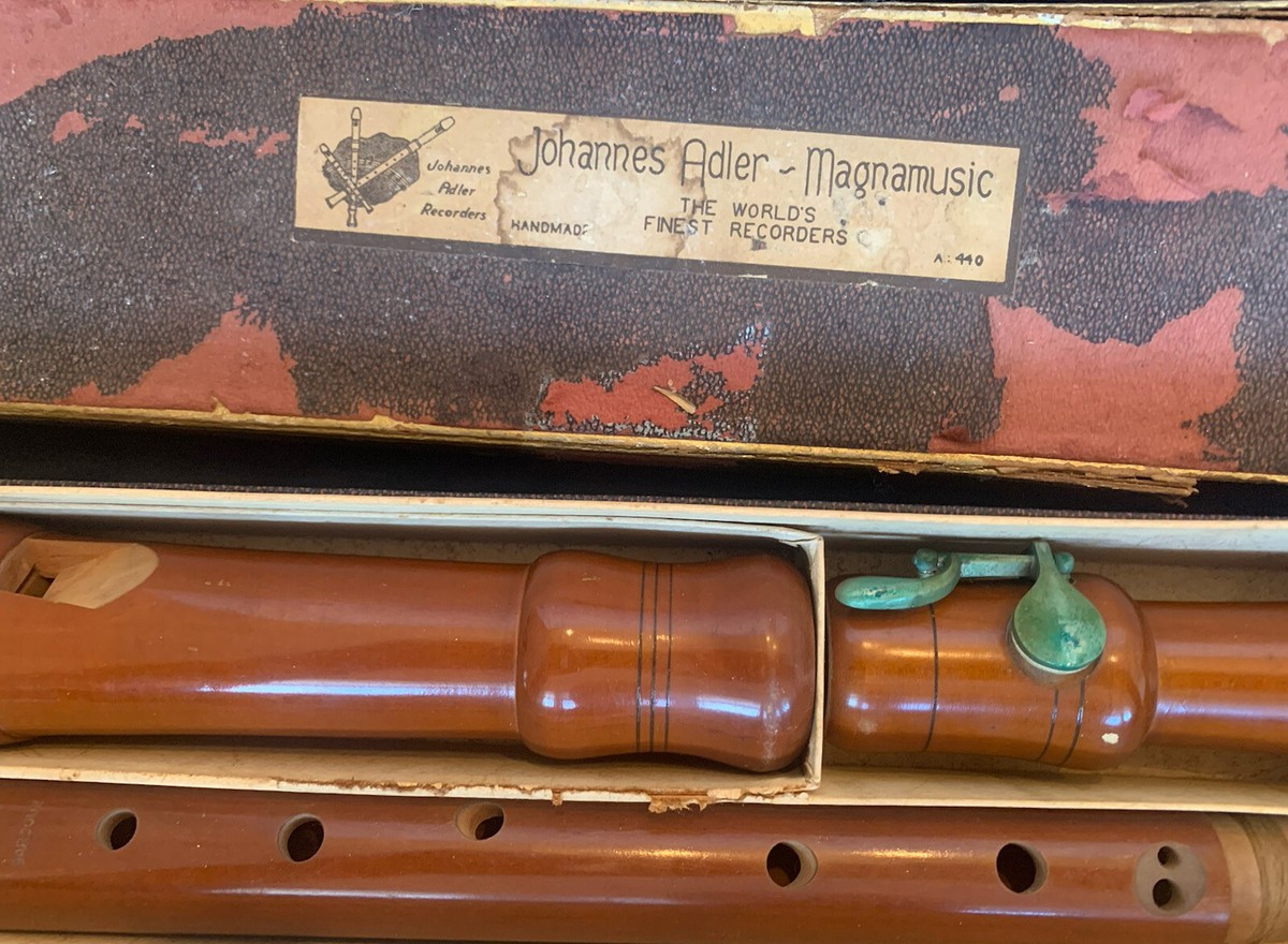 Johannes Adler-Magnamusic RECORDER in box, C-Soprano Barogue