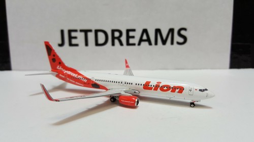 1/400 LION AIRLINES BOEING 737-900WL LION PARCEL.COM COLORS PK-LJF PHOENIX MODEL - Picture 7 of 11