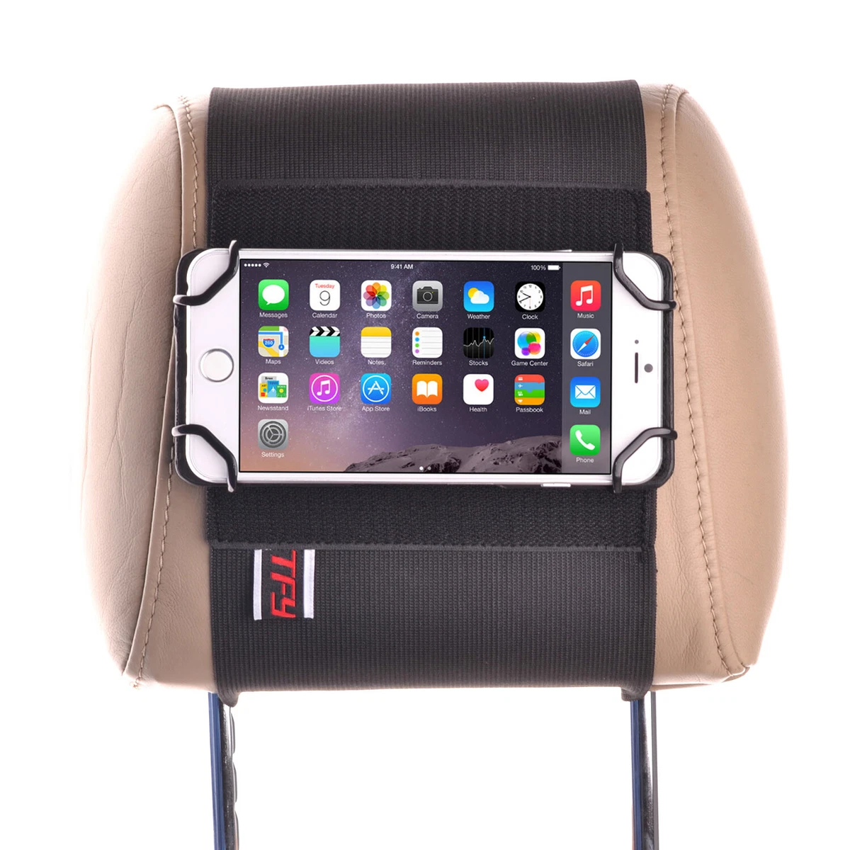 TFY Universal Car Back Seat Holder for Smartphone & Tablet 4 -11 in / iPhone 18
