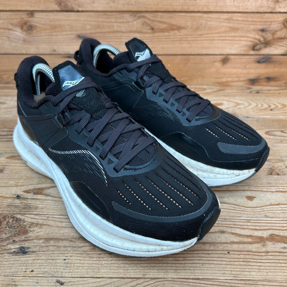 Saucony Trainers Womens Size UK 7 Tempus Black Fog Road Running Gym Shoes - Image 3 of 4