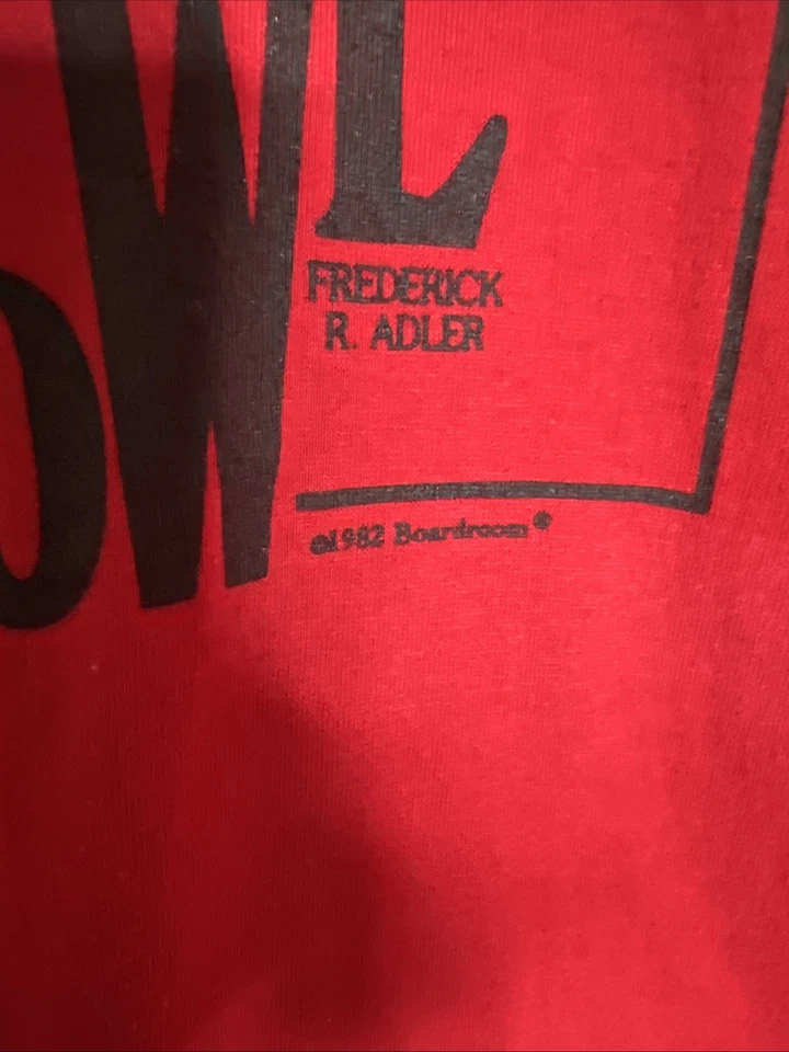 Camiseta de Colección Jerzees Para Hombre Talla XL Roja Camiseta Gráfica Puntada Única 1982 Usada en Excelente Condición Foto 4 de 4