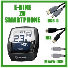 E-Bike OTG Ladekabel für Smartphone von Micr...