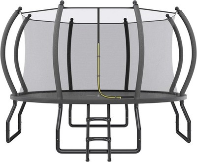 8FT 10FT 12FT 14FT 15FT 16FT Outdoor Trampoline W/ Enclosure Net & Ladder