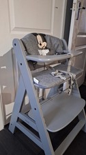 Image of Hauck Alpha + High Chair With Bouncer And Mickey Mouse Pad