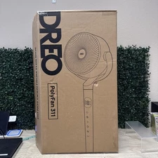 Dreo 120° Oscillating Standing Floor Fan Quiet Pedestal Fan Timer Remote Grey