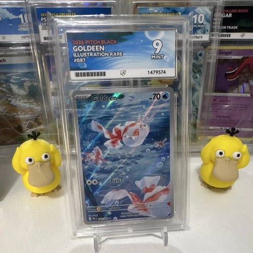 ACE Grading 9 Pokémon TCG Goldeen Illustration Rare Foil #087 2026