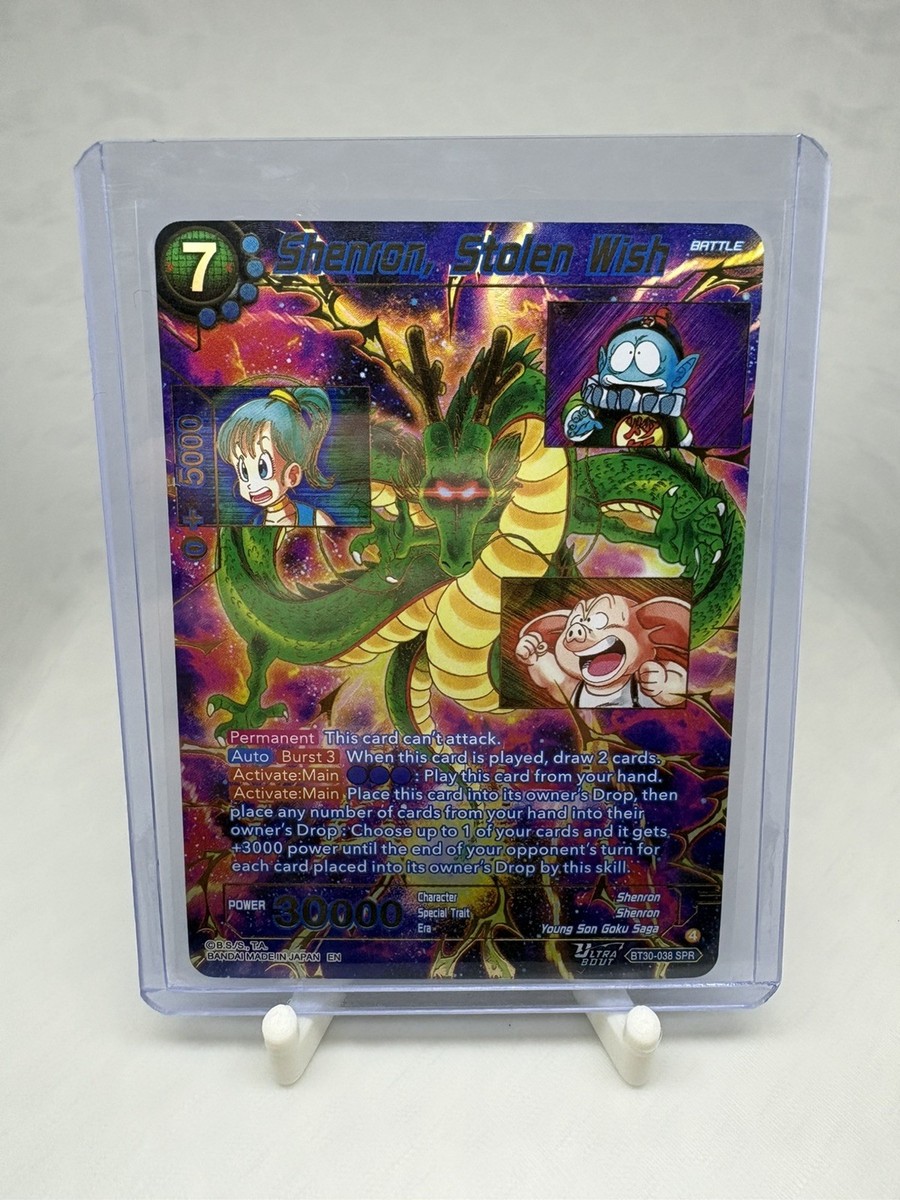Shenron, Stolen Wish SPR BT30-038 | Three Glorious Fighters