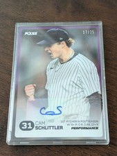 2025 PULSE On Demand Baseball Cam Schlittler RC N.Y. Yankees Card#ODPER-CS 17/25