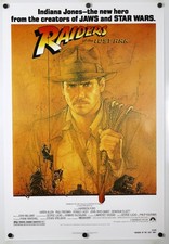 Raiders Of The Lost Ark - movie poster - 27x40 - 1981 - REPRINT REPRINT