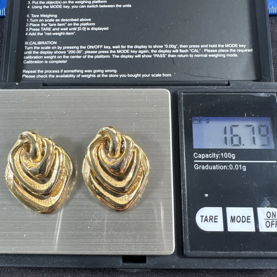 Золотистые зажимы для обуви в форме бриллианта закрученные зажимы гламурные классические 80-е - Изображение 3 из 3