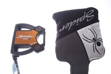 Left-Handed TaylorMade Spider Tour X Black L Neck 35 in Putter Mint