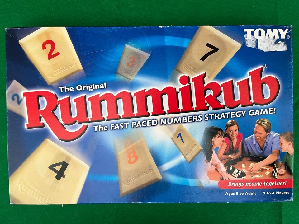 The Original RUMMIKUB Tile Rummy Game Tomy 1995 - 100% Complete Christmas Fun! - Image 2 of 4