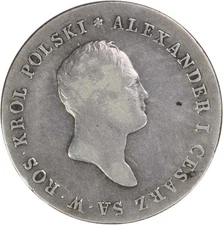 1817 Poland 5 Zlotych KMC100 VF Uncertified #900