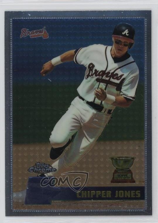 1996 Topps Chrome Chipper Jones #52 HOF 0d08