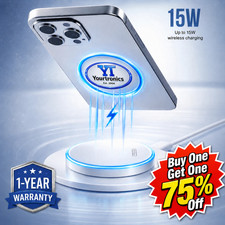 PREMIUM Magnetic Wireless FAST Charger For Magsafe iPhone 16 15 14 13 12 Pro Max