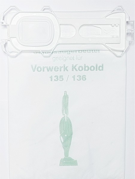 Staubsaugerbeutel Passend FüR Vorwerk VK 135, VK 136 Kobold 135, 136, - 6 StüCk-image