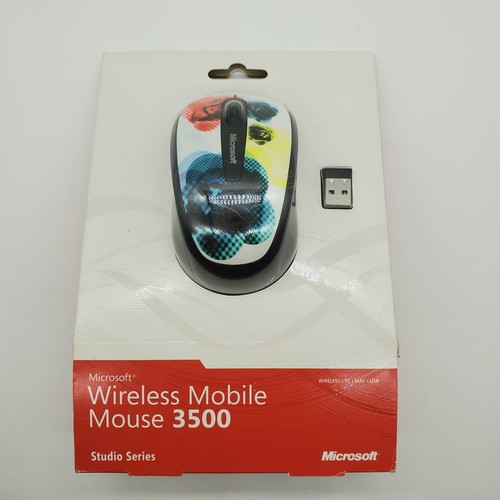 Microsoft STUDIO SERIES Wireless Mobile Mouse 3500 USB Model 1427 Multicolor - Picture 2 of 10