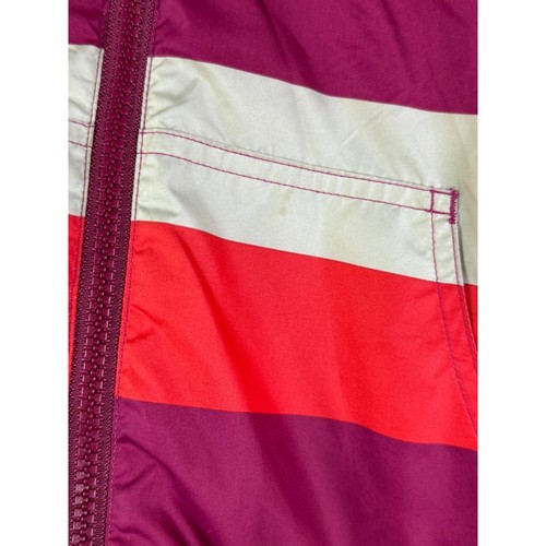 Patagonia Dynamite Duo Reversible Jacket Striped Sherpa Pink Fuchia Medium 10 - Picture 10 of 11