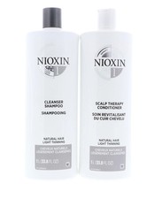 Nioxin System 1 Cleanser and Scalp Therapy 33.8 oz DUO