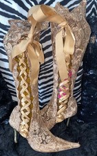 Sündhaft extravagante Spitzen Stiefel ‼️ 38 VIGO ‼️ 5 total edel
