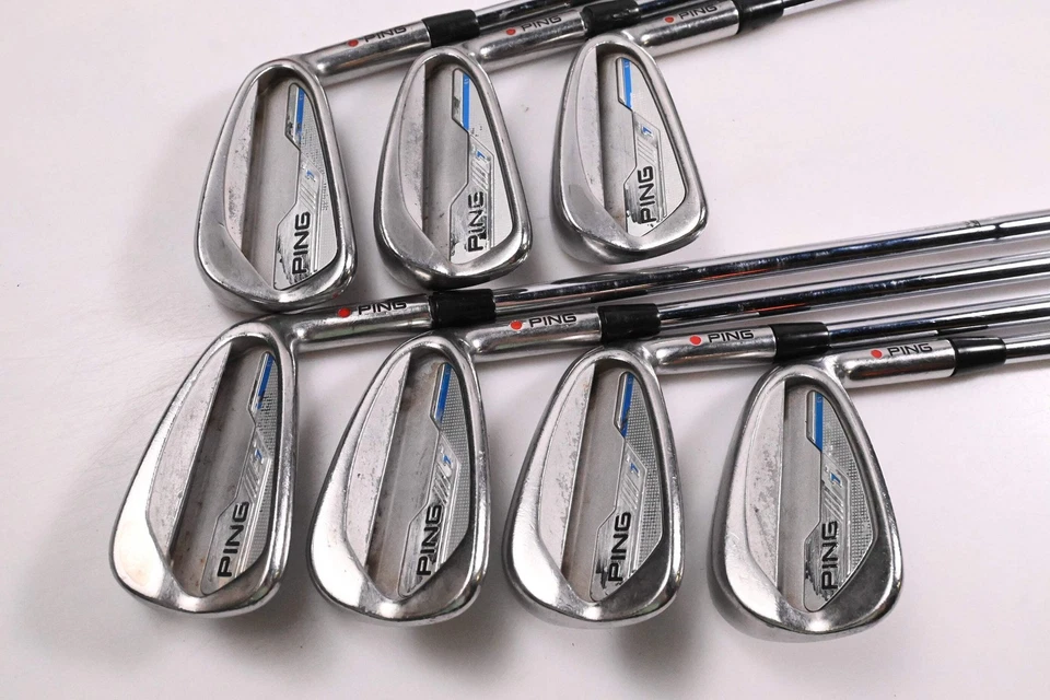 Ping i-Series E1 Irons / 4-PW / Red Dot / Stiff Flex Dynamic Gold S300 Shafts - Image 2 of 4