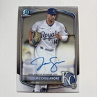 2025 Bowman Chrome JAC CAGLIANONE AUTO KC Royals. CPA-JCA 📈🔥 RC, Insert Auto