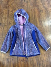 Free Country Girls Purple Hooded Jacket Size Full Zip Youth Small
